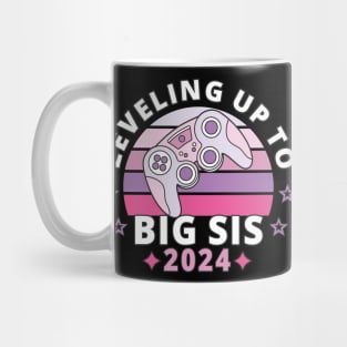 Big Sister Leveling Up To Big Sister 2024 Girls Mug